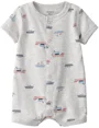 Carter's Salopeta scurta Gray Sailboat Print foto