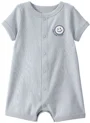 Carter's Короткий хлопковый комбинезон Light Blue Smile Club foto
