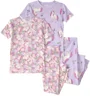 Carter's Set 2 pijamale din bumbac Purple Unicorn Floral foto