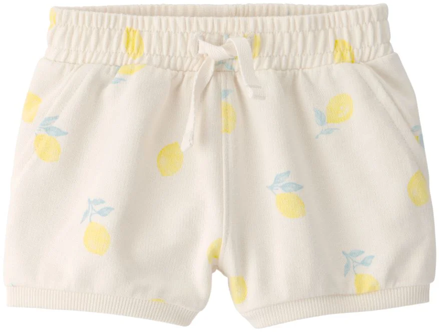 image for Carter's Pantaloni scurti din bumbac Lemon French Terry foto