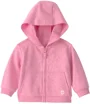 Carter's Hanorac cu gluga si fermoar Solid Pink Zip foto