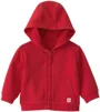 Carter's Худи с капюшоном на молнии Solid Red Zip foto