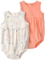 Carter's Комплект из 2 комбинезонов Beach Mosaic-Orange foto