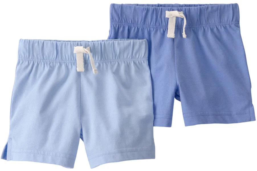 image for Carter's Set 2 perechi pantaloni scurti din bumbac Shades of Blue foto