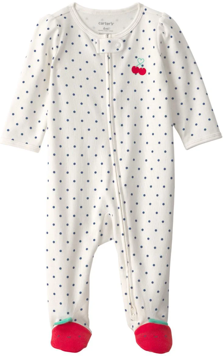 image for Carter's Pijama din bumbac cu botosei Cherry Polka Dot foto