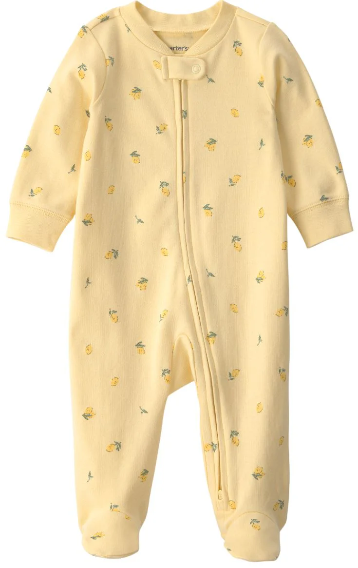 image for Carter's Pijama din bumbac cu botosei Mini Lemon Print foto