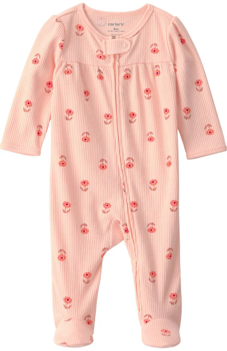 image for Carter's Pijama cu botosei Orange Floral foto