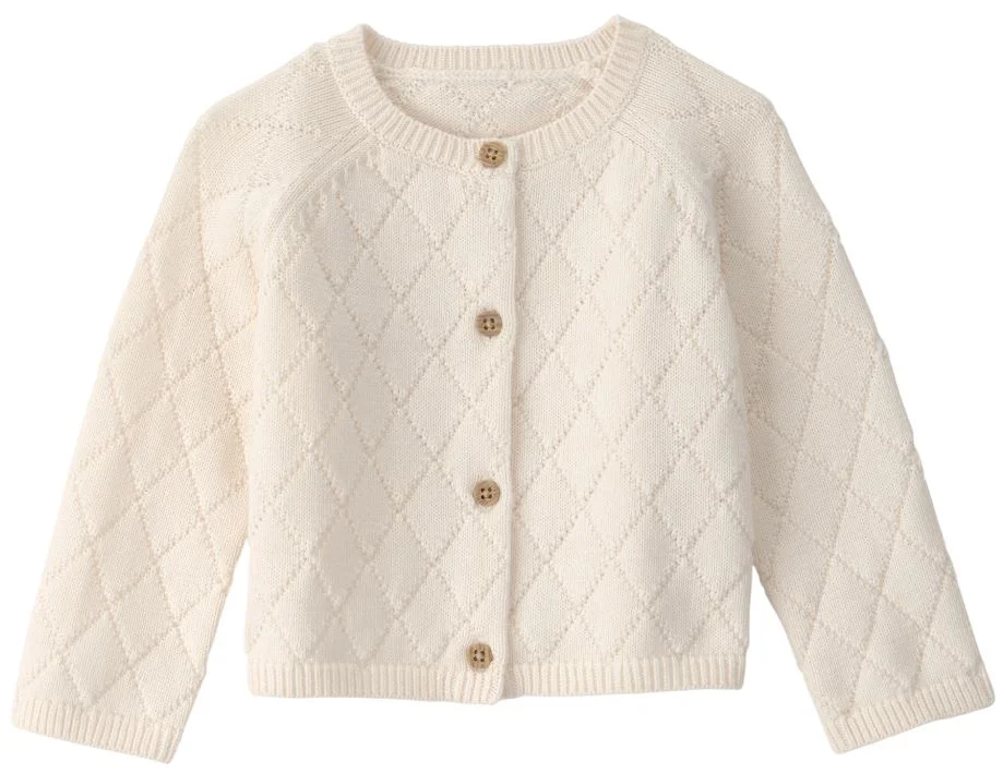 image for Carter's Cardigan tricotat din bumbac cu nasturi Ivory Cardigan foto