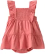 Carter's Rochita-body cu volane Pink Linen Sunsuit foto