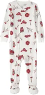 Carter's Pijama din bumbac cu botosei Fire Truck Feet foto
