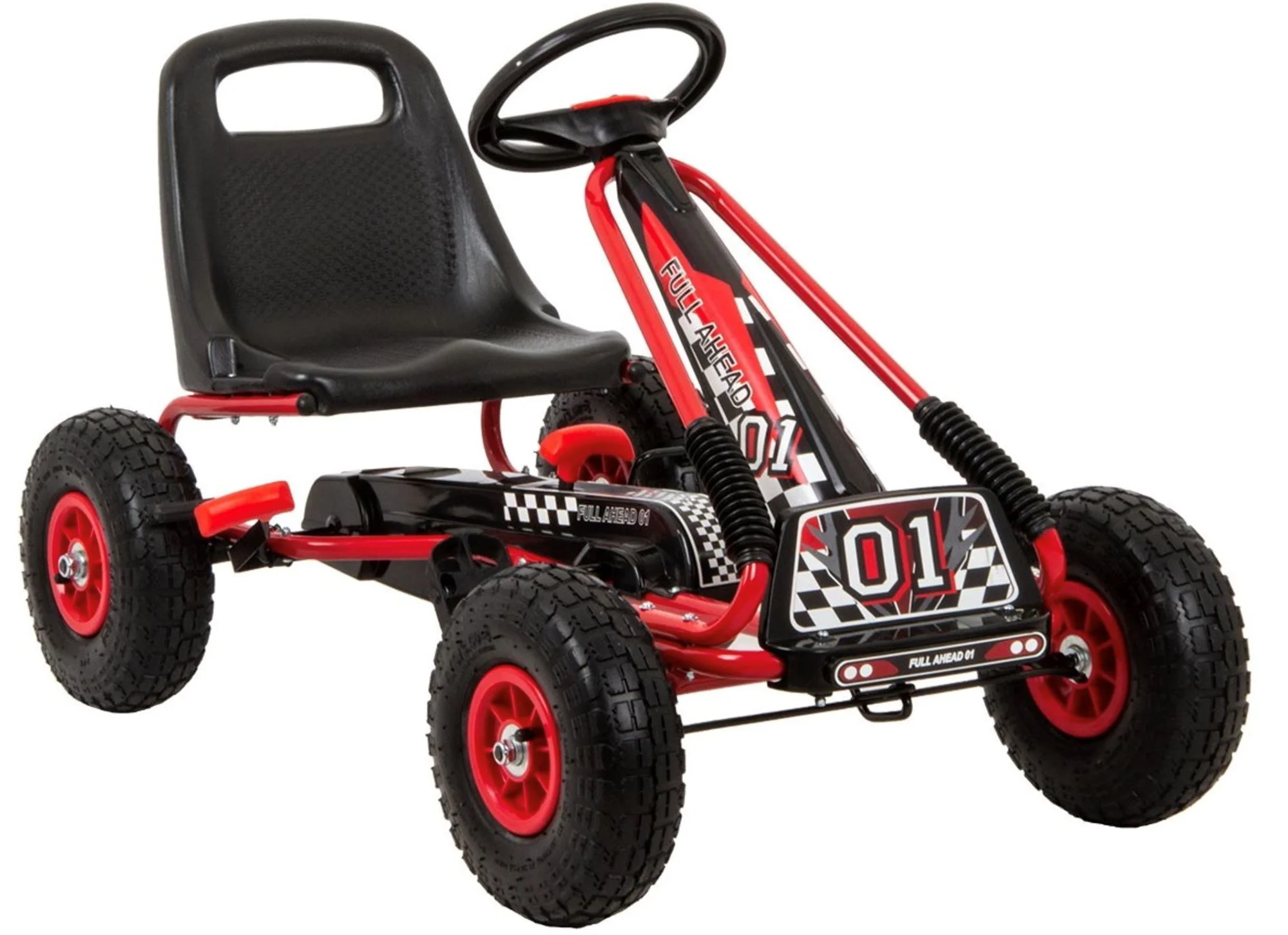 image for Kart cu pedale Enero Sport Go-Kart 01 Rosu foto