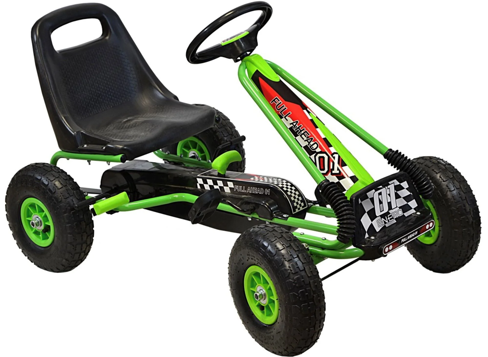 image for Kart cu pedale Enero Sport Go-Kart 01 Verde foto