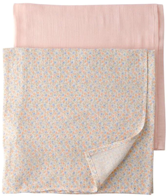 image for Carter's Набор из 2 муслиновых пелёнок Ditsy Floral foto