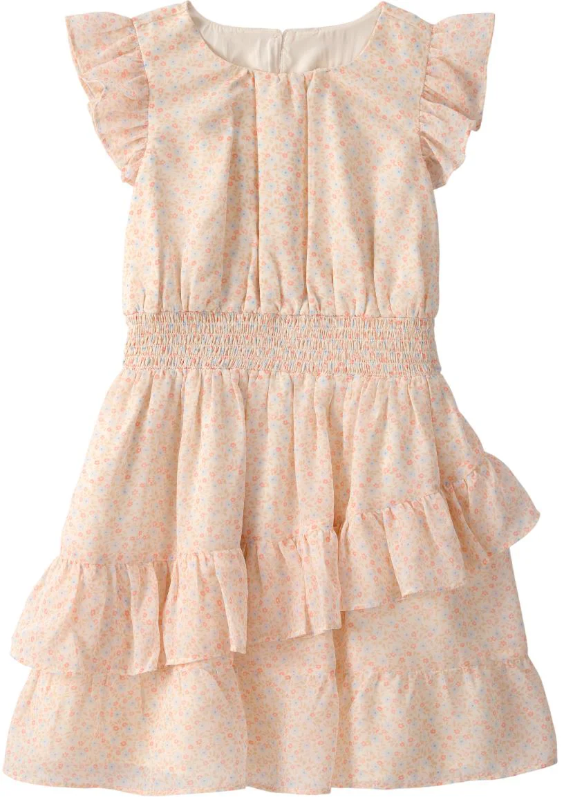image for Carter's Rochie cu volane Floral Smocked Pink foto