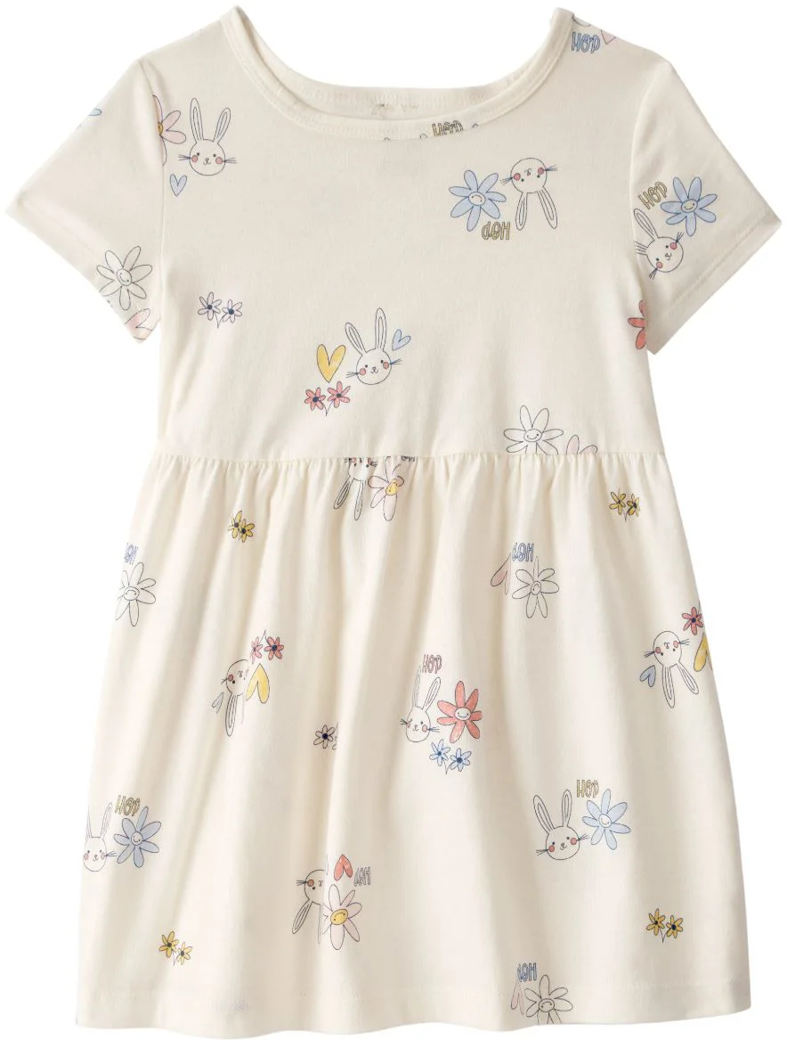 image for Carter's Rochie din bumbac White Bunny foto