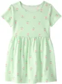 Carter's Хлопковое платье Green Floral foto