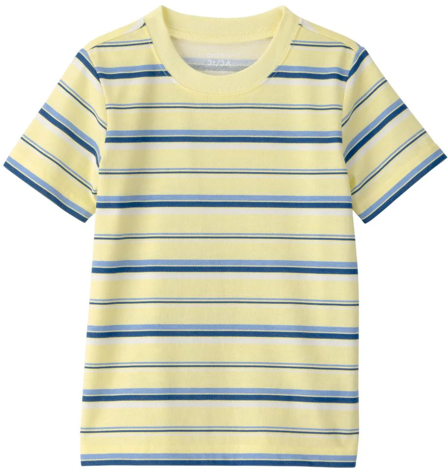 image for Carter's Tricou Yellow Stripe foto