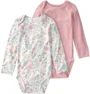 Carter's Комплект 2 бодиков с длинными рукавами PurelySoft Butterfly Garden foto