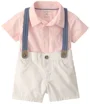 Carter's Комплект 2 в 1 Pink Collared - боди и шорты на бретелях foto