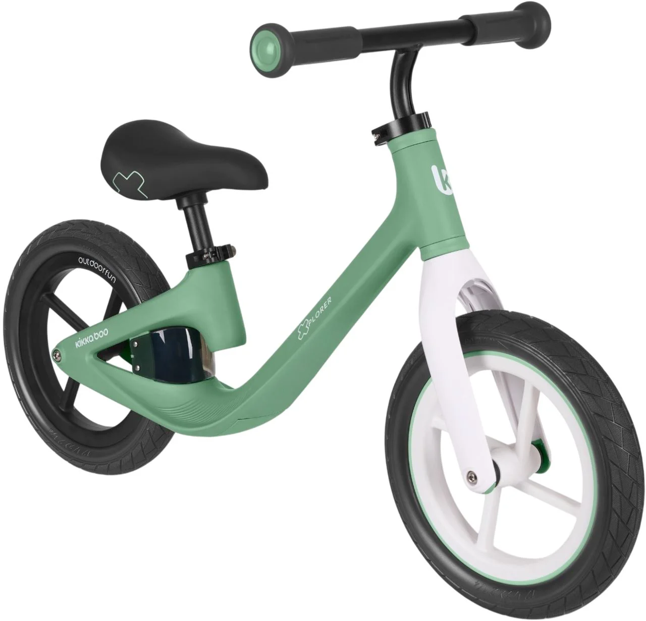 image for Bicicleta fara pedale KikkaBoo Xplorer Green foto