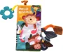 Carte moale cu ilustratii cu inel gingival KikkaBoo Wild Animals foto