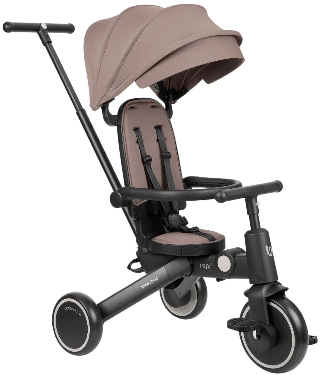 image for Tricicleta 8 in 1 KikkaBoo Trix 2 Beige foto
