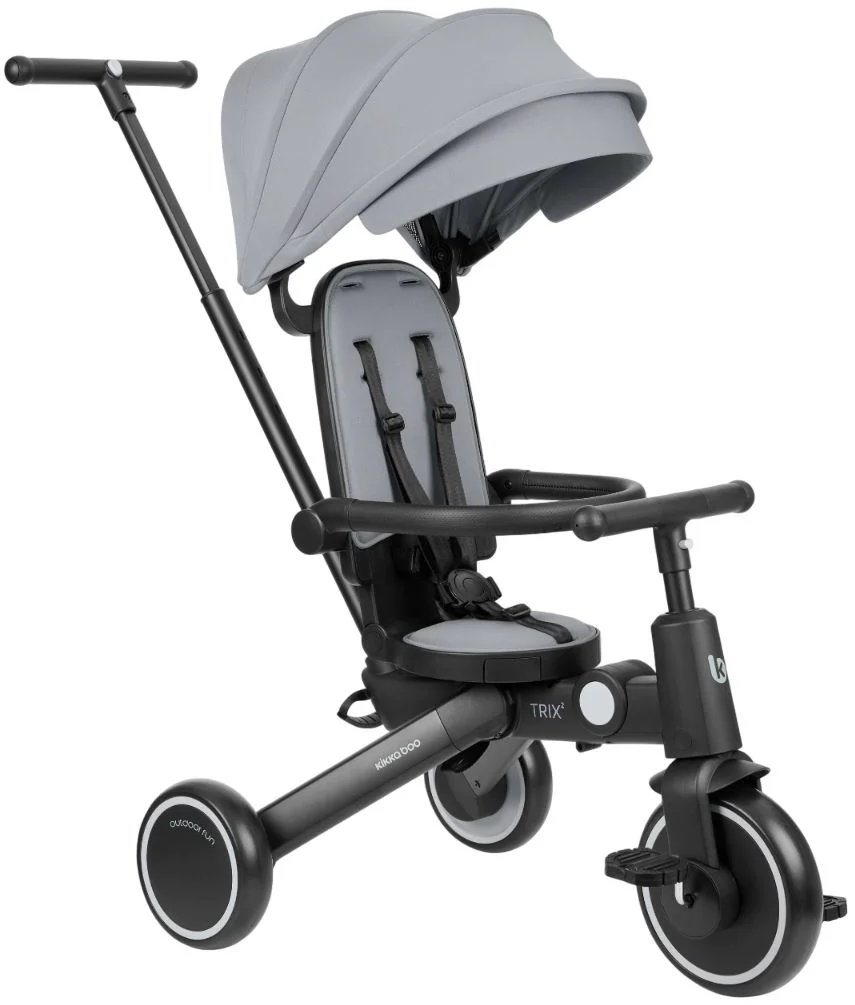 image for Tricicleta 8 in 1 KikkaBoo Trix 2 Grey foto