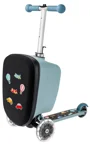 Trotineta Micro Luggage Junior Patch & Play Frosty Blue Limited Edition foto