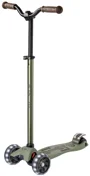 Trotineta Micro Maxi Deluxe Pro LED Olive Green foto
