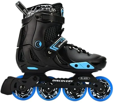 Role Micro Discovery Black pentru copii, ABEC 7