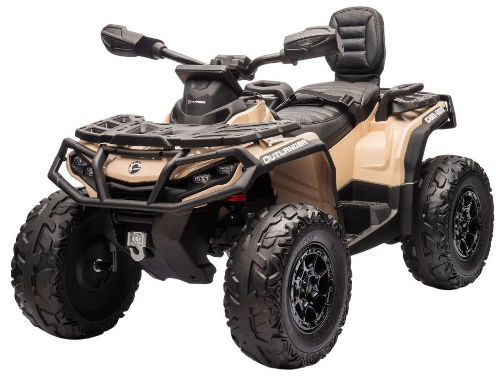 image for Masina electrica KikkaBoo Can Am Outlander ATV Khaki foto