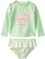 Carter's Set 2 piese costum de baie Rashguard Vacay - bluza cu maneca lunga si slip foto