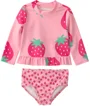 Carter's Set 2 piese costum de baie Rashguard Pink - bluza cu maneca lunga si slip foto