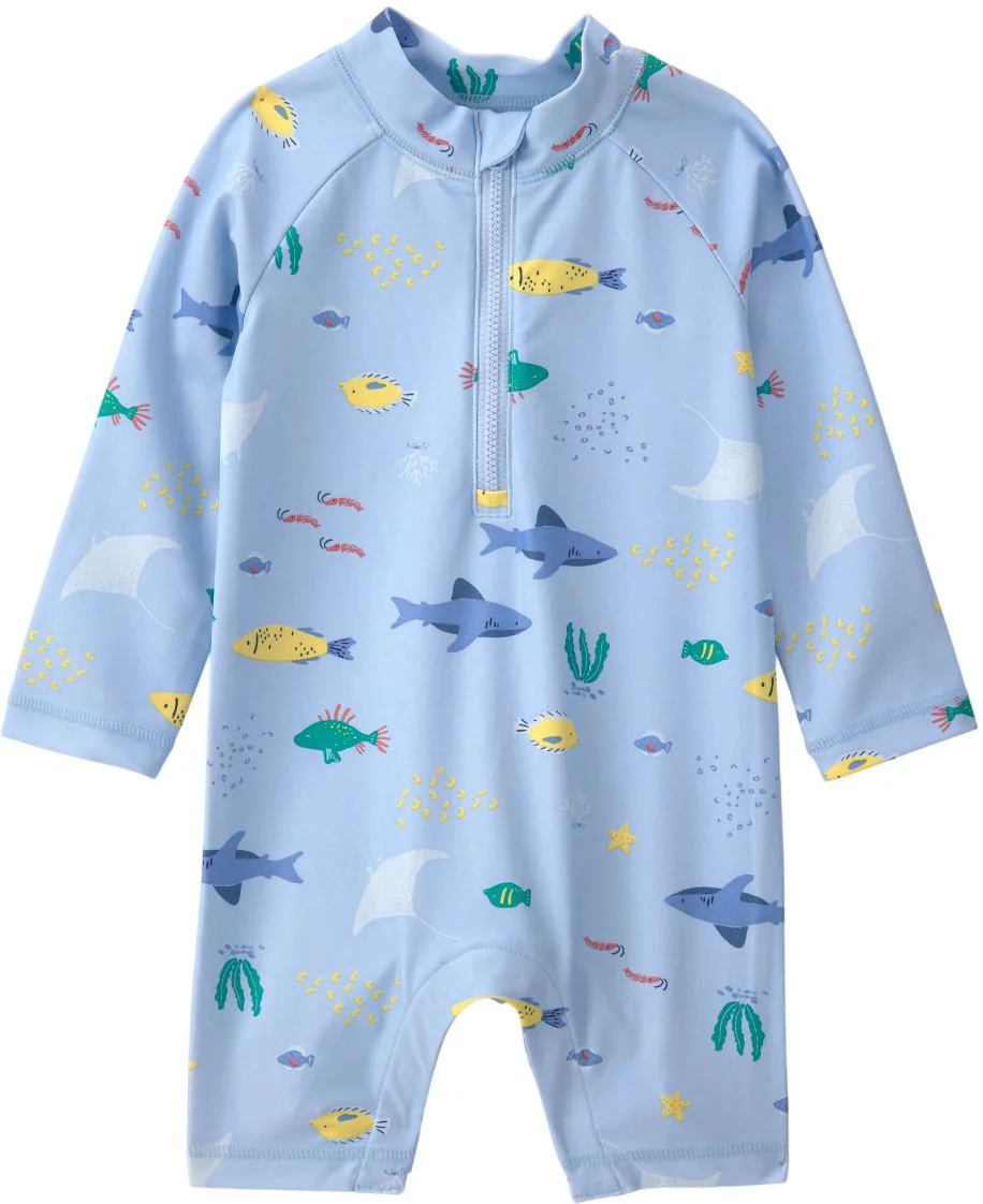 image for Carter's Costum de baie intreg Rashguard Blue Fish foto