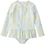 Carter's Costum de baie intreg Rashguard Lemon Blue foto