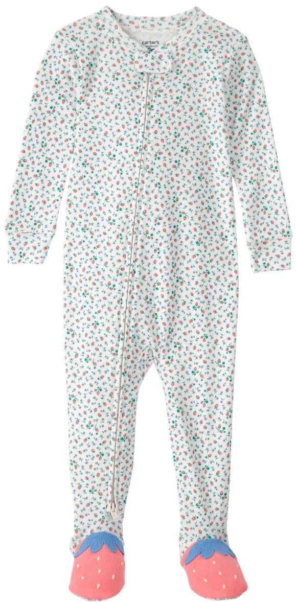 Carter's Pijama din bumbac cu botosei Strawberry foto