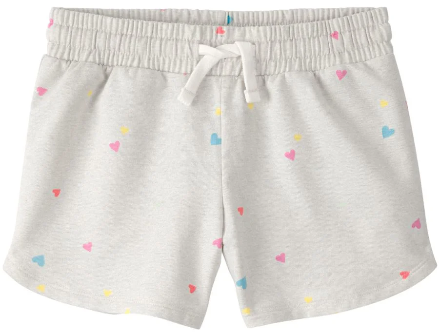 image for Carter's Pantaloni scurti Terry Grey Hearts foto