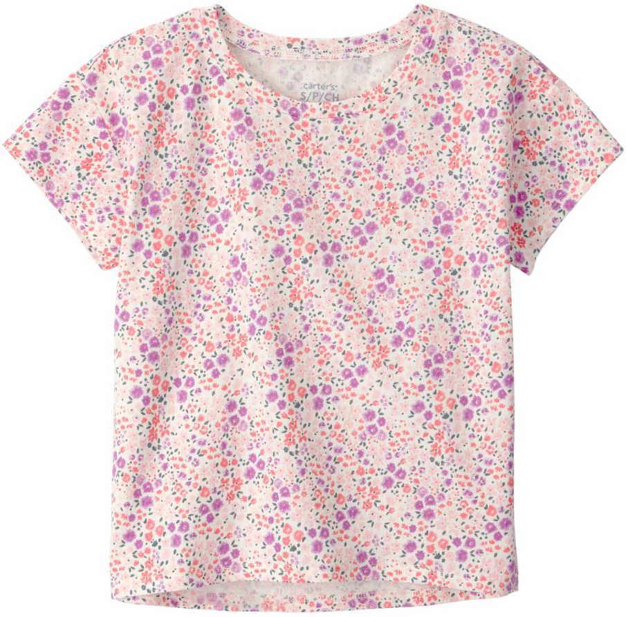 image for Carter's Tricou din bumbac Floral Print foto