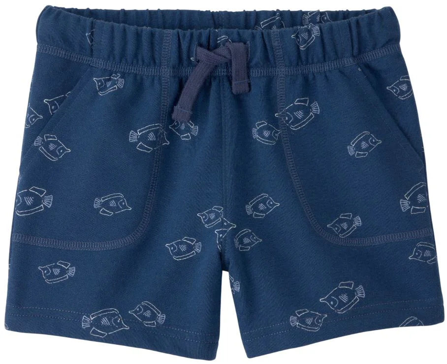image for Carter's Pantaloni scurti Terry Navy Fish foto