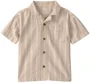 Carter's Camasa cu maneca scurta Brown Stripe foto