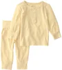 Carter's Set 2 piese Yellow Henley - bluza cu maneca lunga si pantaloni foto