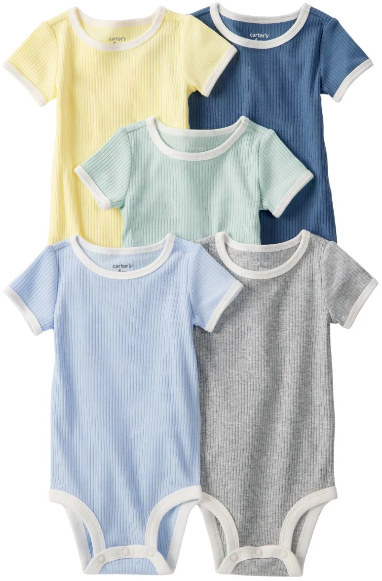 image for Carter's Set 5 body cu maneca scurta Multi Ringer foto