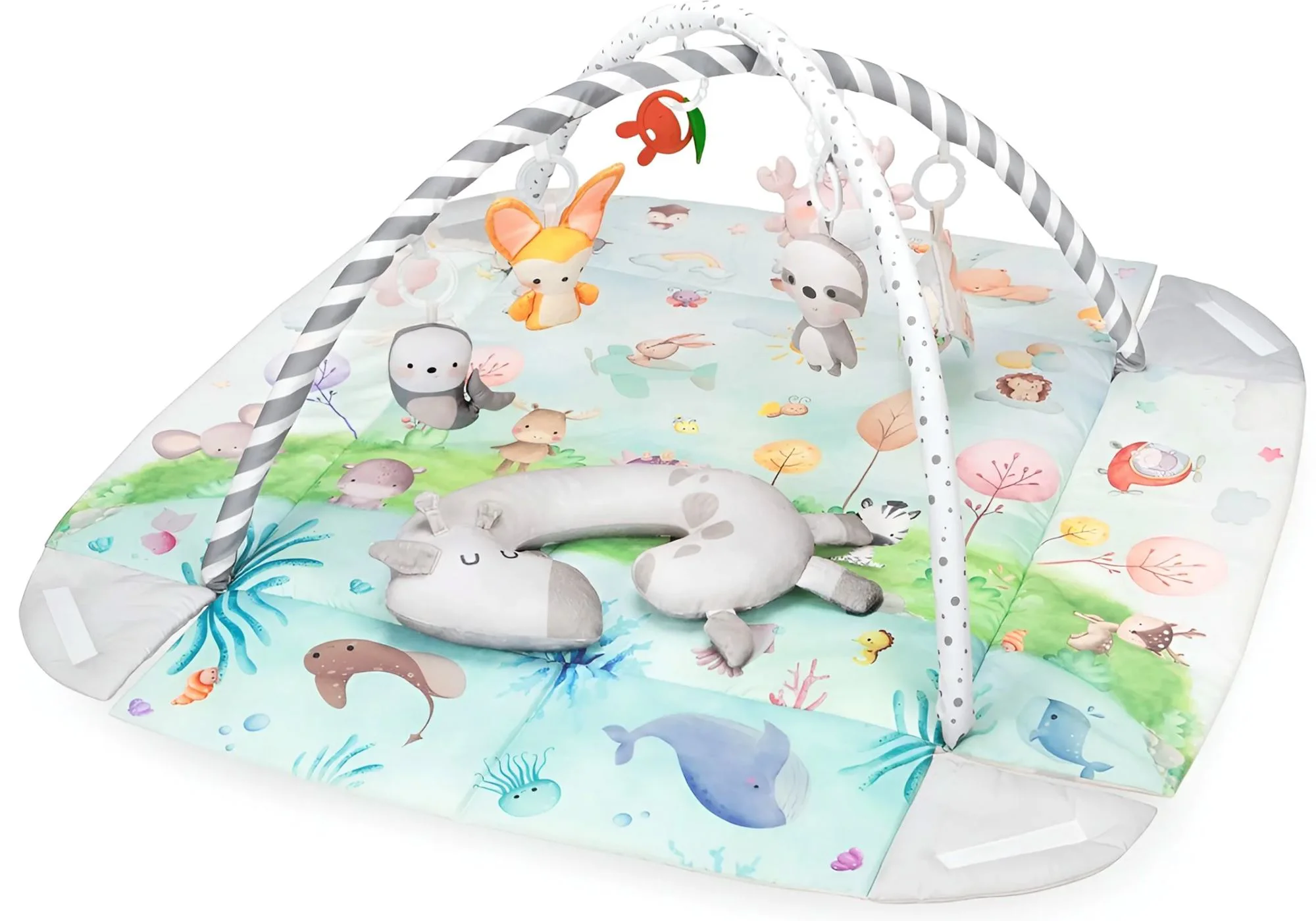 image for Игровой коврик Lionelo Anika Natural Мультиколор foto