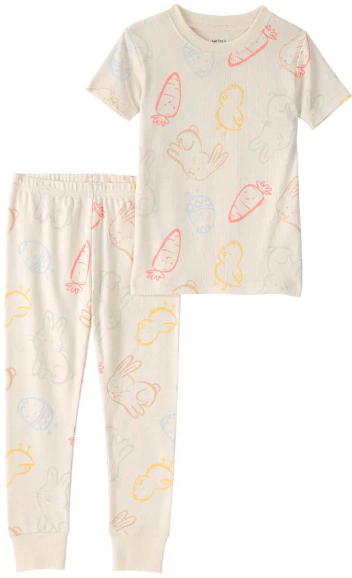 image for Carter's Pijama din bumbac Easter Family Neutral foto