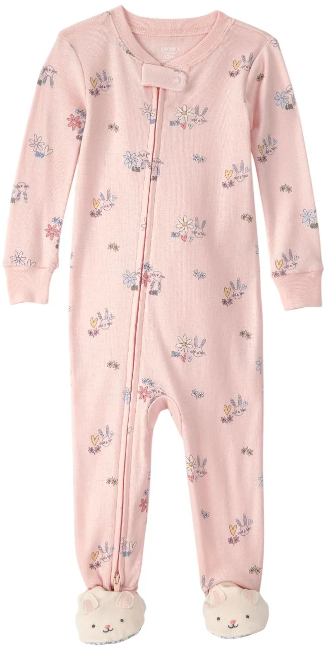 image for Carter's Хлопковая пижама с пинетками Bunny foto
