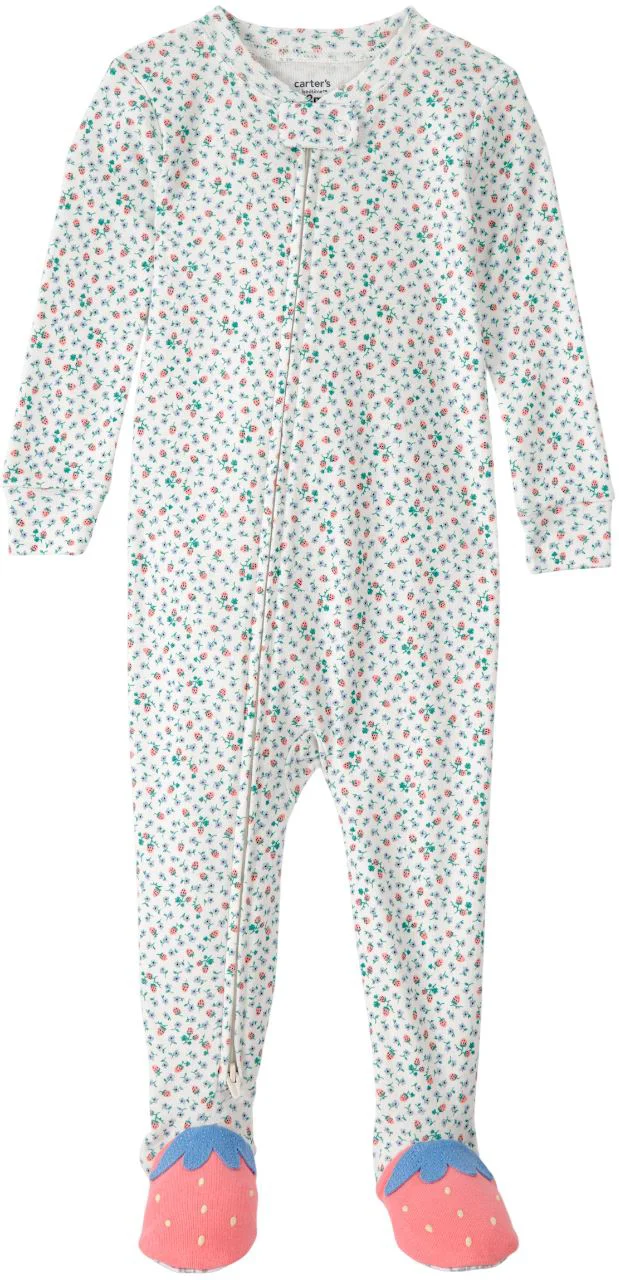 Carter's Pijama din bumbac cu botosei Strawberry foto