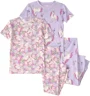 Carter's Set 2 pijamale din bumbac Purple Unicorn Floral foto