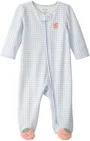 Carter's Хлопковая пижама с пинетками Peach Gingham foto