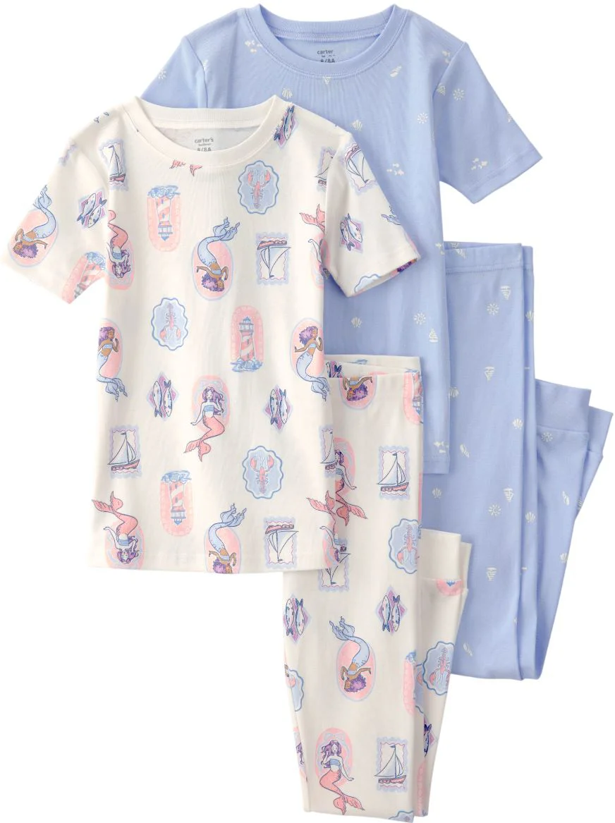 image for Carter's Set 2 pijamale din bumbac Mermaid Mariner foto