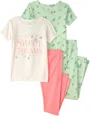 Carter's Set 2 pijamale din bumbac Coral-Mint Strawberry foto